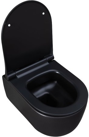 Унитаз Allen Brau Priority 4.31002.31 подвесной Черный матовый без сиденья 