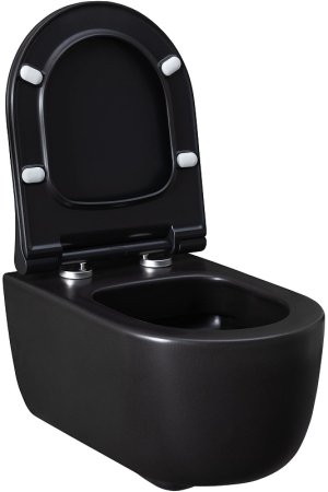 Унитаз Allen Brau Priority 4.31002.31 подвесной Черный матовый без сиденья 