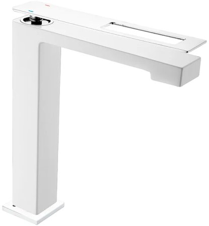 Смеситель для раковины Boheme Q 142-WCR Белый Хром 