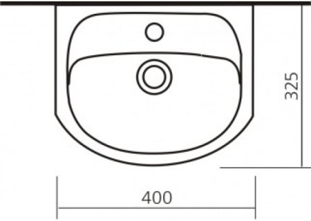 Тумба Санта Сити 40 с умывальником Манго 40 