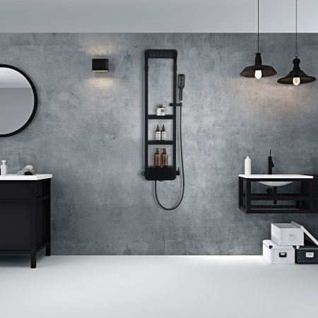 Душевая панель Black&White Seasons W1220 1220w0 Графитовый черный 