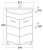 Тумба с раковиной Onika Лайн 60.11 