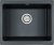 Мойка кухонная Paulmark Gera PM205546-BLM черный металлик 