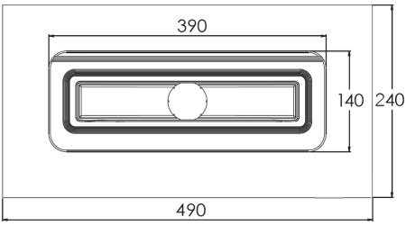 Душевой лоток Berges Simpel 1000 091013 с решеткой Хром глянец 