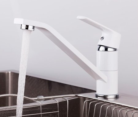 Смеситель для кухни Frap H31 F4931 Белый Хром 