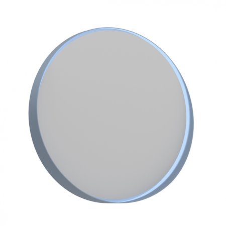 Зеркало ORKA Moonlight 90x90 c LED подсветкой, голубой матовый 