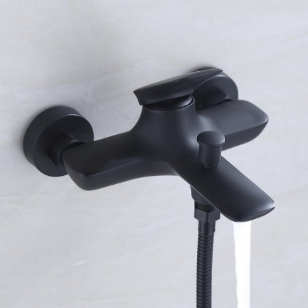 Душевая система Bond Cube B03-9588 Черная матовая 