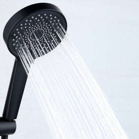 Душевая система Bond Cube B03-9588 Черная матовая 