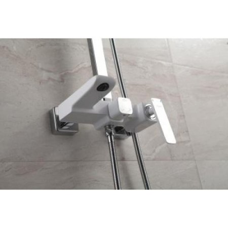 Душевая система Faop A2403-8 хром / белая 