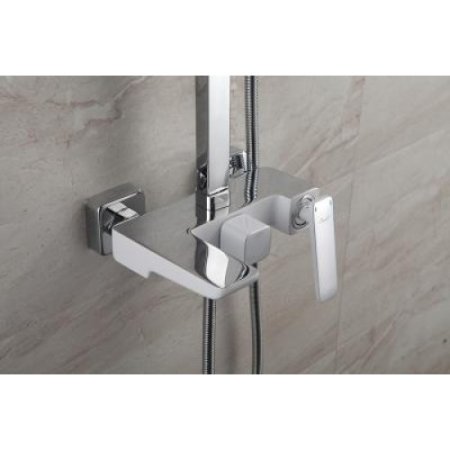 Душевая система Faop A2403-8 хром / белая 