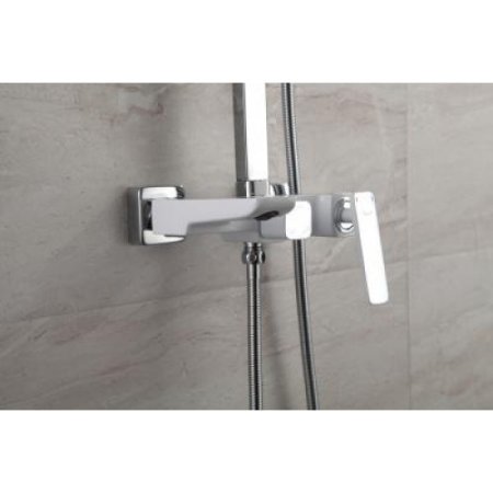 Душевая система Faop A2403-8 хром / белая 