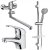 Комплект смесителей Paini Creta 42CRKIT3_119 Хром 