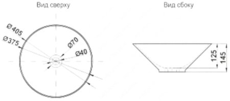 Раковина-чаша Melana 40 MLN-T-4006-B8+B3 Салатово-красная 