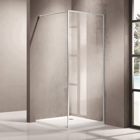 Душевая перегородка Azario Richmond Walk-in 100 AZ-NAG 6310 1000 профиль Серебро стекло прозрачное 