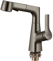 Смеситель для раковины D-Lin D158374-S, графит