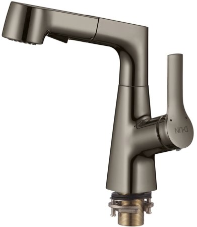 Смеситель для раковины D-Lin D158374-S, графит 