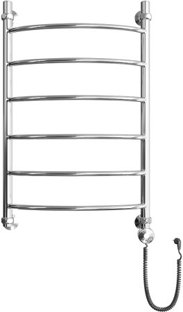 Полотенцесушитель электрический ДВИН R Electro лесенка 80/50, ТЭН справа, хром 