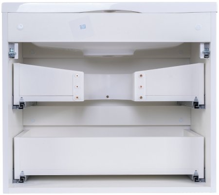 Тумба под раковину Style Line Бергамо 60 СС-00002316 подвесная Белая антискрейч 