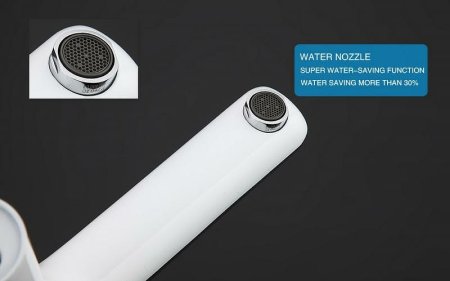 Смеситель на борт ванны Gappo G48 G1148 Белый Хром 