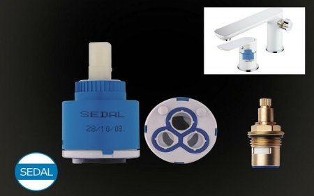 Смеситель на борт ванны Gappo G48 G1148 Белый Хром 