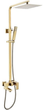 Душевая система Abber Daheim AF8216G Золото матовое 