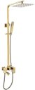 Душевая система Abber Daheim AF8216G Золото матовое 