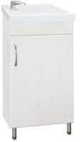 Тумба под раковину Style Line Эко Стандарт 1 Комо 40 Белый глянец