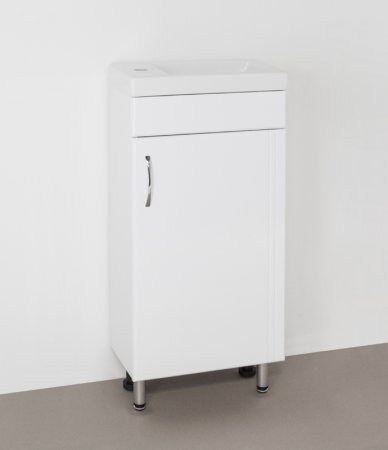 Тумба под раковину Style Line Эко Стандарт 1 Комо 40 Белый глянец 