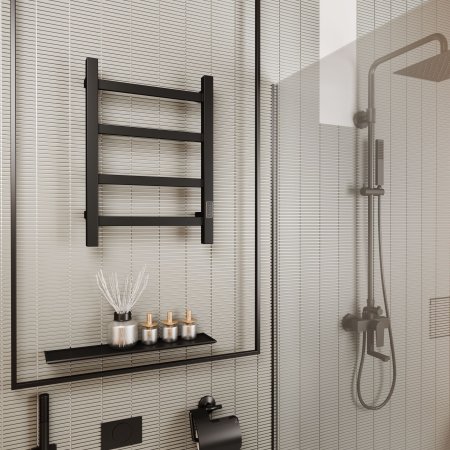 Полотенцесушитель электрический (лесенка) Bauedge Hotel DB-0018, 40x60 см 