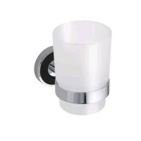 Стакан Bemeta Trend-I 104110018b настенный, хром/черный, матовое стекло