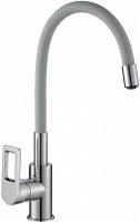 Смеситель для кухни Rossinka Z35-35U-Gray Серый Хром