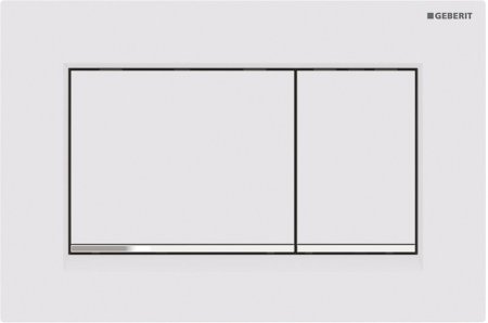 Кнопка смыва Geberit Sigma 30 115.883.JT.1 белый матовый / хром глянцевый 
