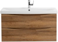 Тумба с раковиной BelBagno MARINO-CER-900-2C-SO-RR-P Rovere Rustico