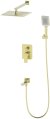 Душевая система встраиваемая WONZON & WOGHAND, Брашированное золото (WW-88939003-BG) 