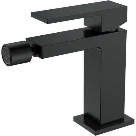 Смеситель для биде Boheme Qubic 476-B Черный матовый 