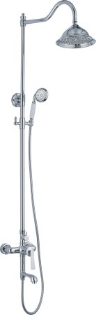 Смеситель с душевой стойкой HAIBA HB24181 хром 