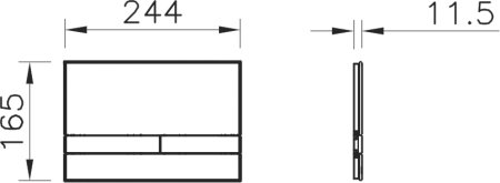 Кнопка смыва VitrA Select 740-1121 хром 