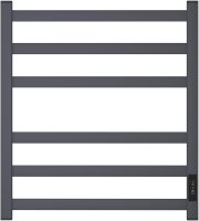 Полотенцесушитель электрический Point Меркурий PN83856GR П6 500x600, диммер справа, графит премиум