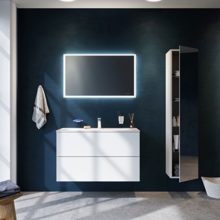 Зеркало AM.PM Spirit v2.0 100 M71AMOX1001SA с подогревом с подсветкой и сенсорным выключателем 