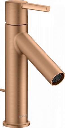 Смеситель Axor Starck 10001140 для раковины, шлифованная бронза 