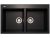 Мойка для кухни каменная Longran Amanda AMG 86x50 Оникс 