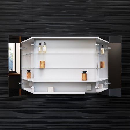 Зеркальный шкаф AM.PM Spirit 80 M70MCX0801WG с подсветкой Белый 