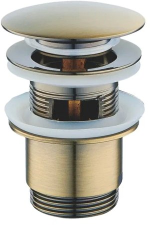 Донный клапан Rose RS01Q, бронза 