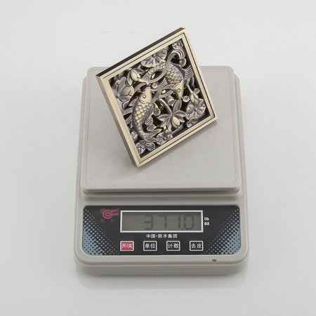 Душевой трап Gappo G81002-4 с решеткой Бронза 