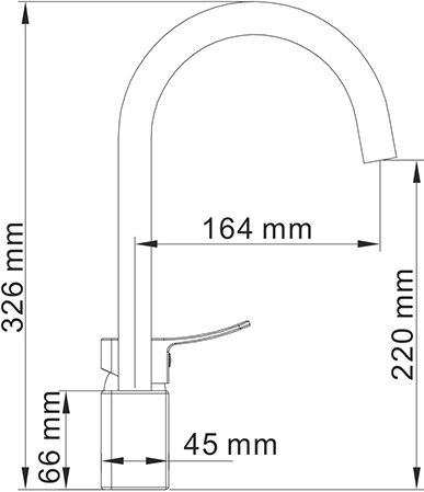 Смеситель для кухонной мойки WasserKRAFT Aller 1067 white 