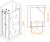 Душевой уголок RGW PA-144B (PA-104B+Z-050-2B+O-204B) 600x900 
