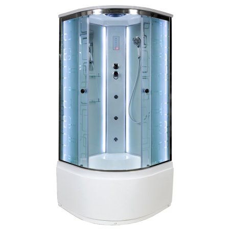 Душевая кабина Deto ЕМ4590 LED с гидромассажем 