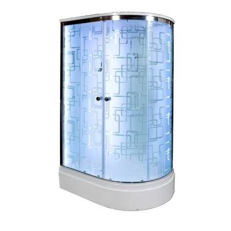 Душевая кабина Deto ЕМ2712 L LED 