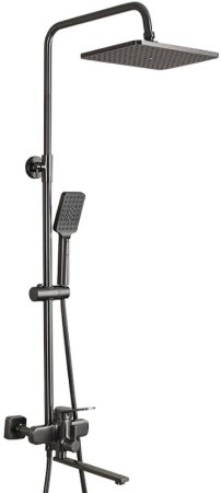 Душевая система Frap H62-9 F2462-9 Оружейная сталь 