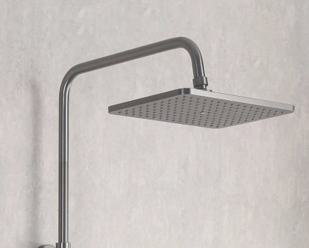 Душевая система Frap H62-9 F2462-9 Оружейная сталь 